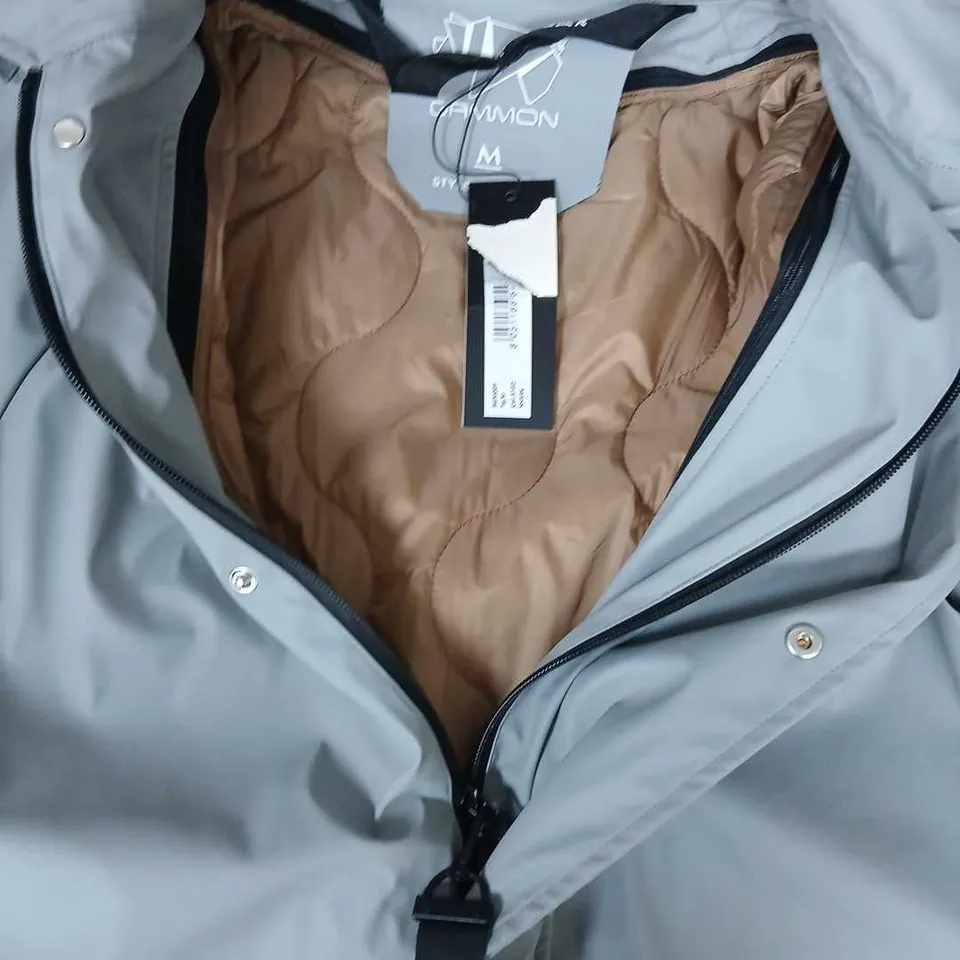 GAMMON GREY HOODED JACKET – SIZE M (MEDIUM) – STYLED IN ITALY