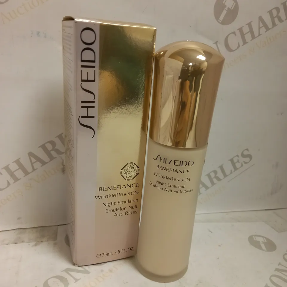 SHISEIDO BENEFIANCE WRINKLERESIST24 NIGHT EMULSION 75ML