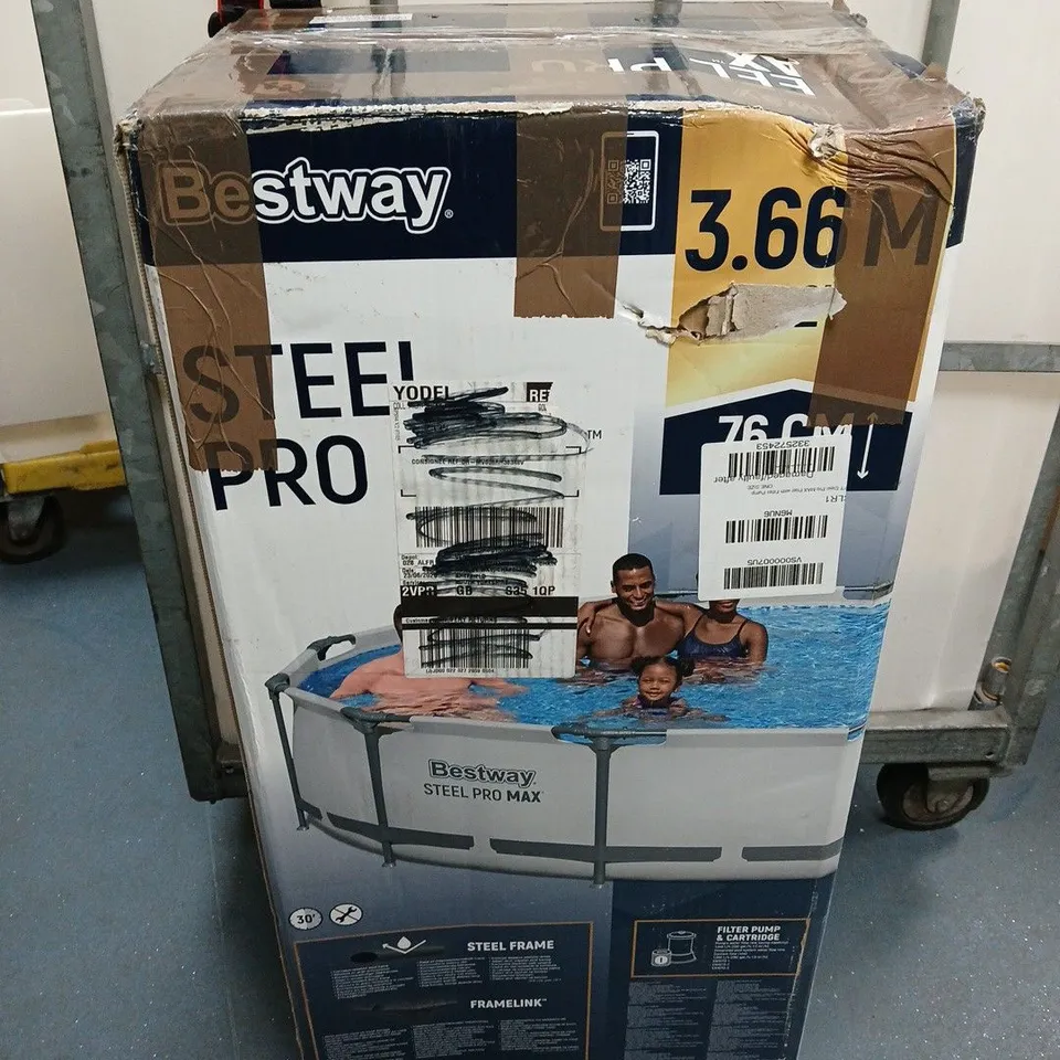 BOXED BESTWAY 12FT PRO MAX POOL - COLLECTION ONLY