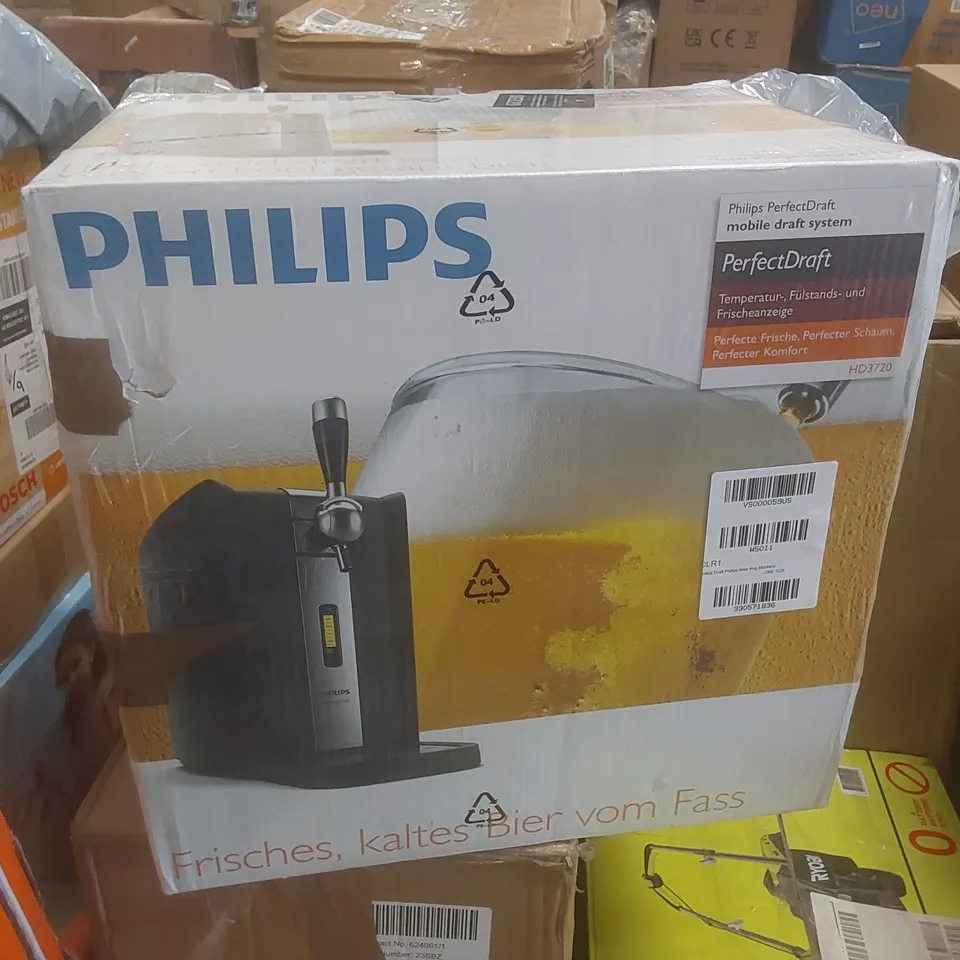 BOXED PERFECT DRAFT PHILIPS BEER KEG MACHINE 