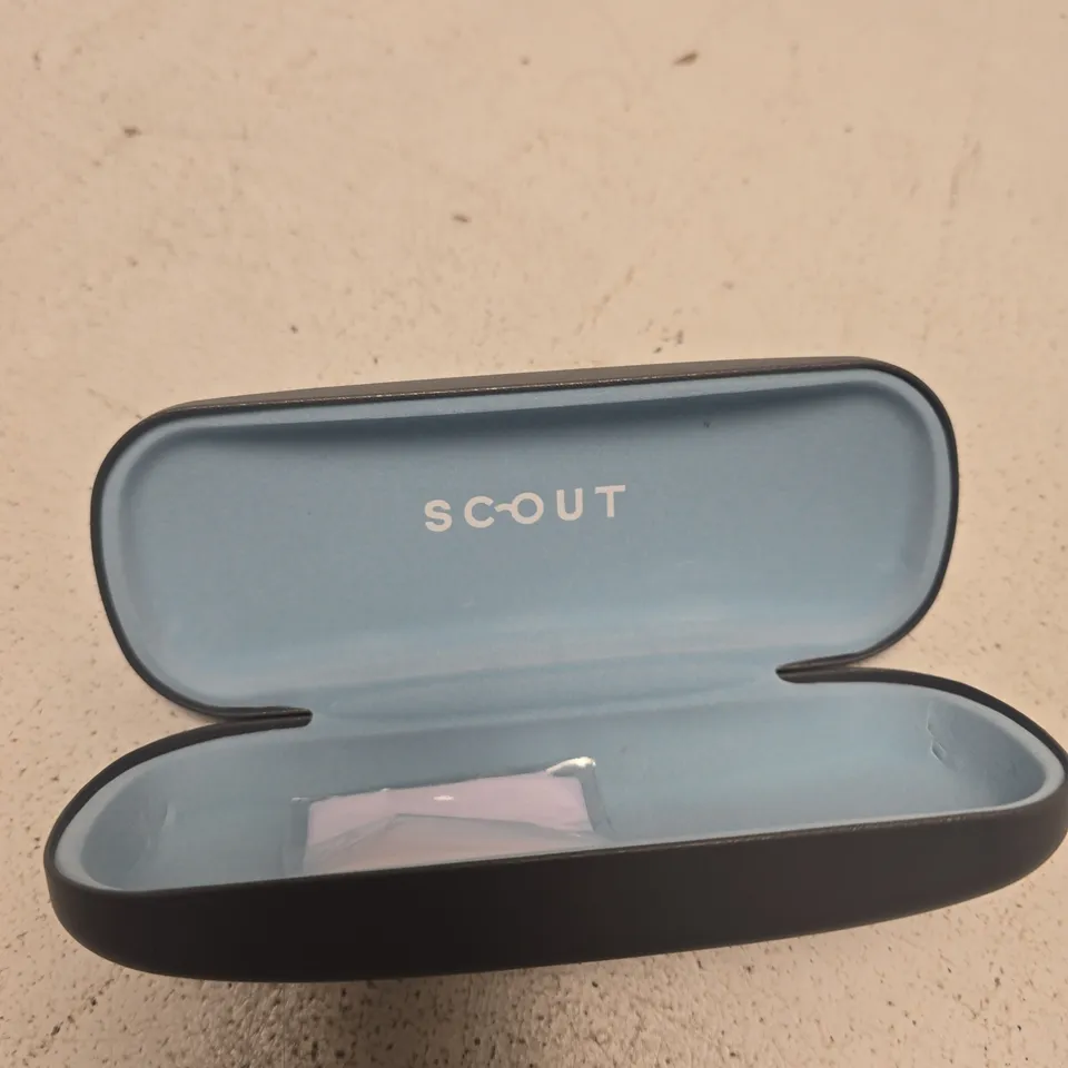 SCOUT SUNGLASSES WITH CASE – BROWN FRAME, DARK LENSES