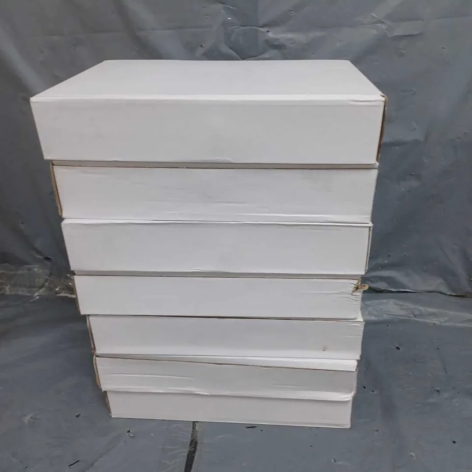 LOT OF 7 BOXED RED JEWELLERY BOXES