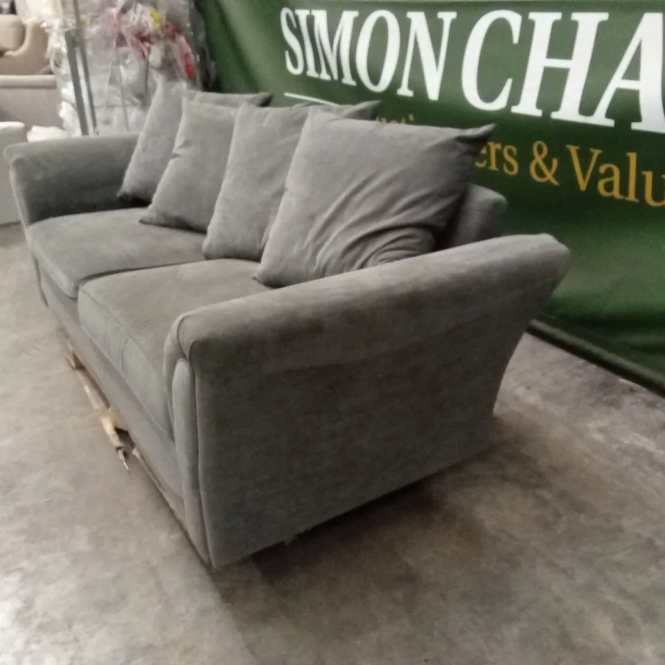 DURY FABRIC 3 SEATER SCATTER BACK SOFA RRP £449