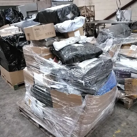 PALLET OF ASSORTED HOUSEHOLD GOODS AND INCOMPLETE FURNITURE PARTS