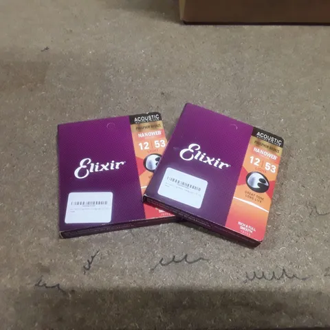 BOX FULL OF ELIXIR ACOUSTIC GUITAR STRINGS 