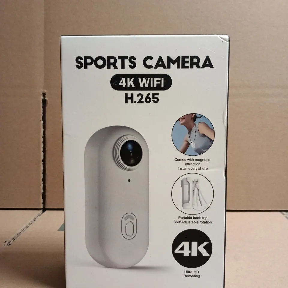 SPORTS CAMERA – 4K WIFI H.265 (BOXED)