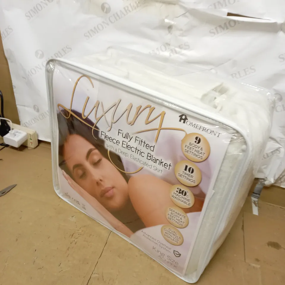 HOMEFRONT ELECTRIC BLANKET DUAL CONTROL KING SIZE