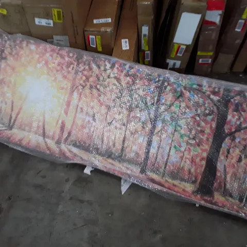 EXTRA WIDE FOREST SCENE CANVAS WALL ART
