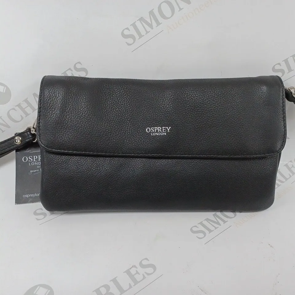 OSPREY LONDON FEARNE CLUTCH PURSE GRAINY HIDE 