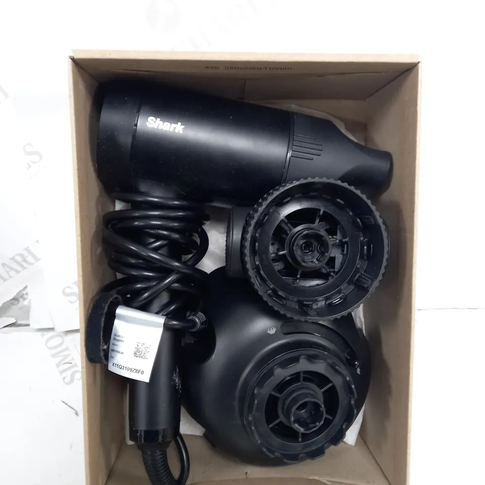 BOXED SHARK STYLE IQ IONIC HAIR DRYER & STYLER