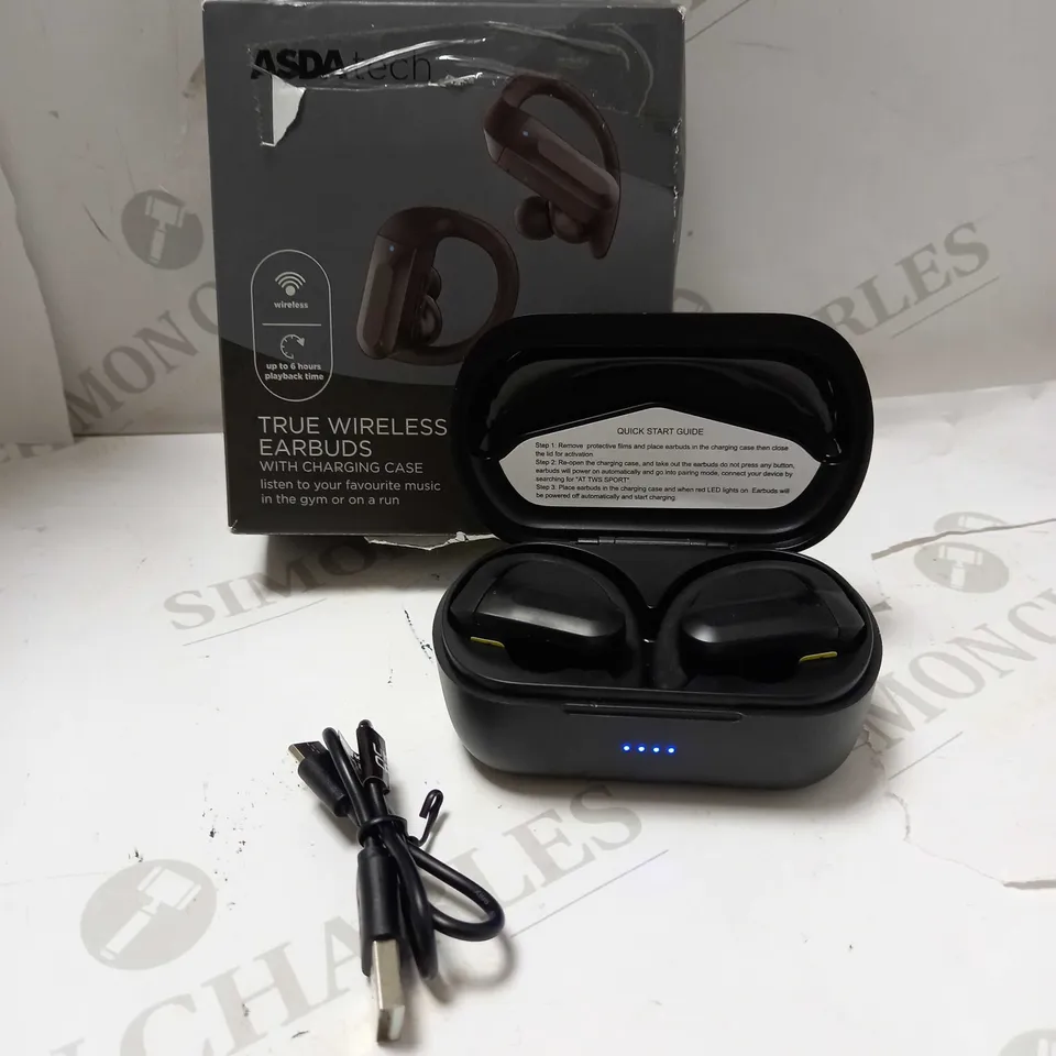 TRUE WIRELESS EARBUDS - BLACK 