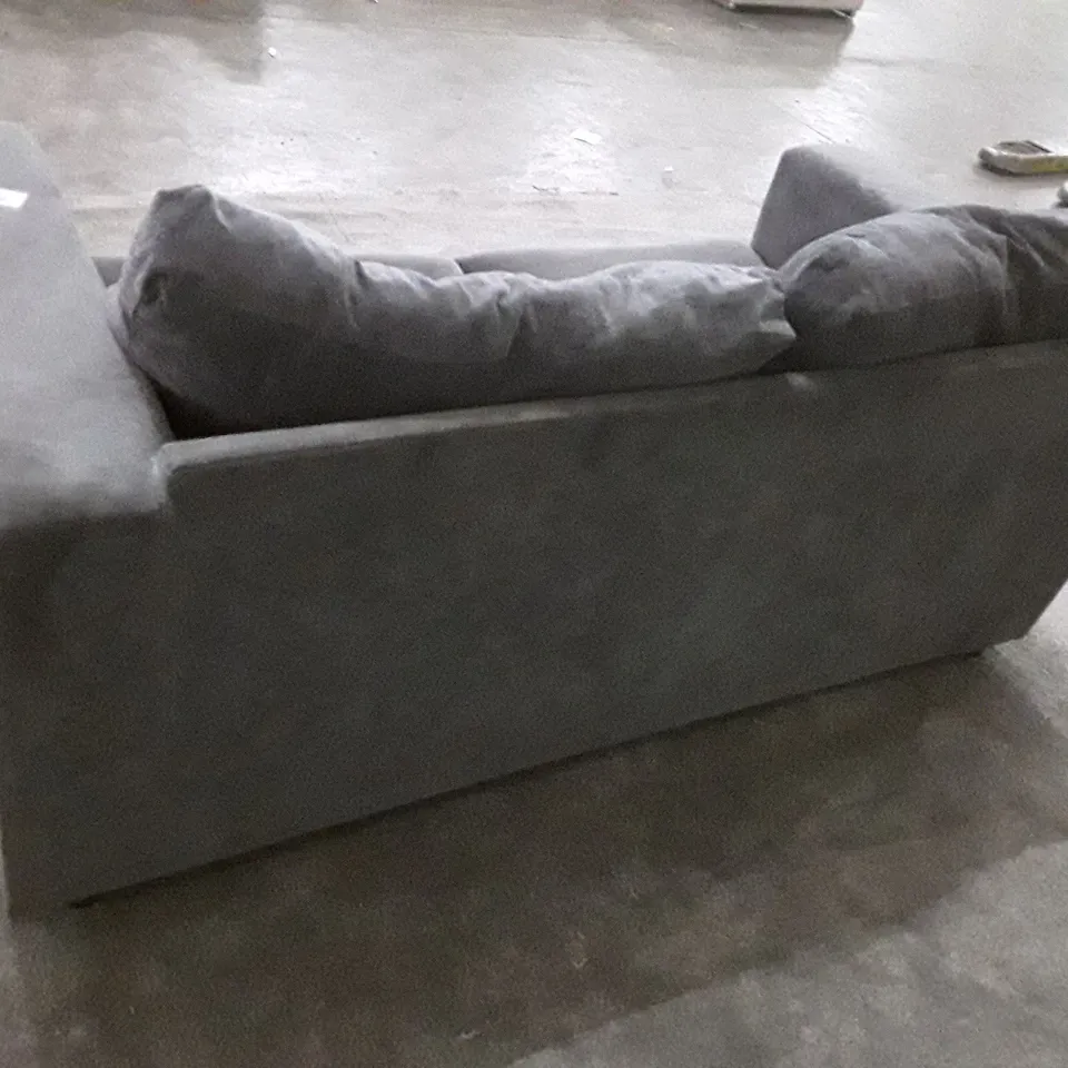 QUALITY DESIGNER SOFA BED - DARK GREY FABRIC