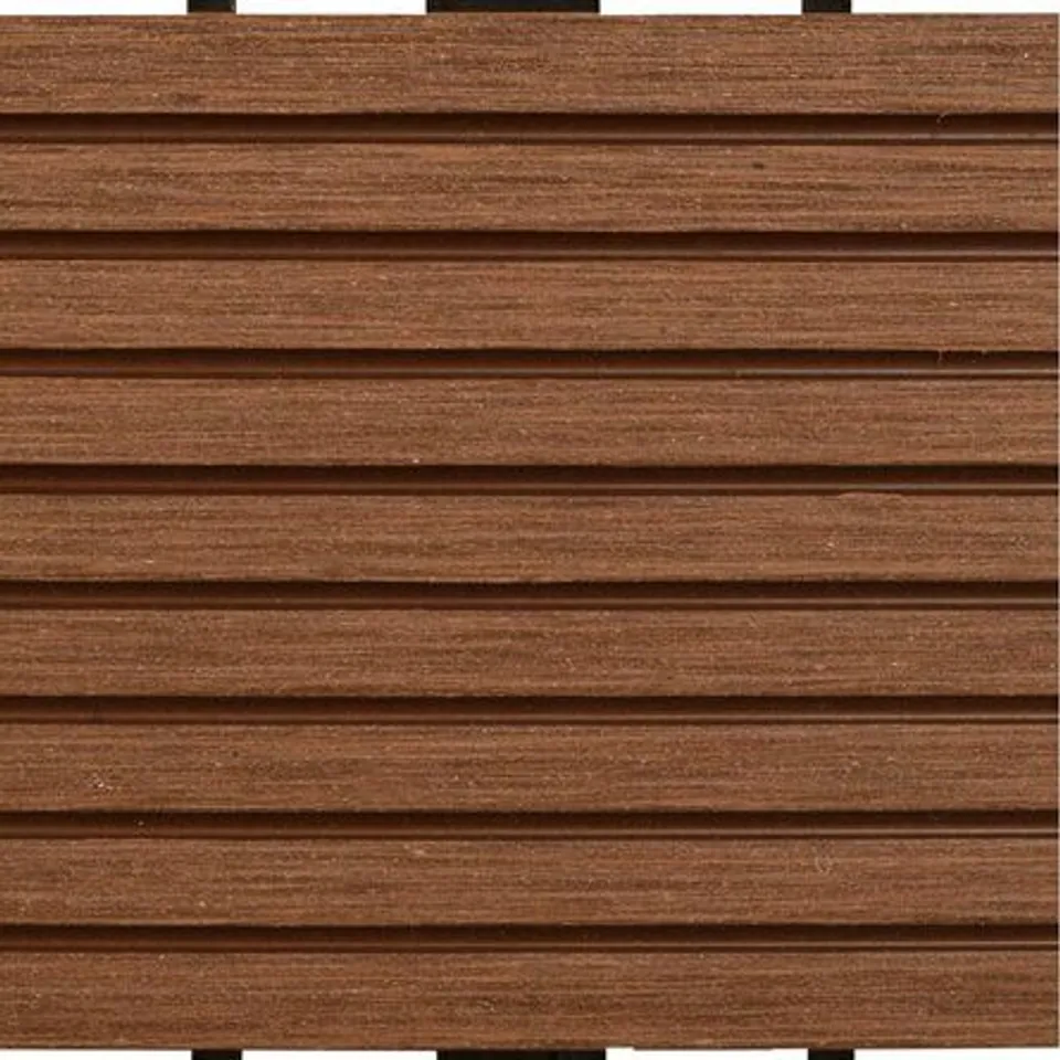 30CM X 30CM WPC WOOD DECKING TILE