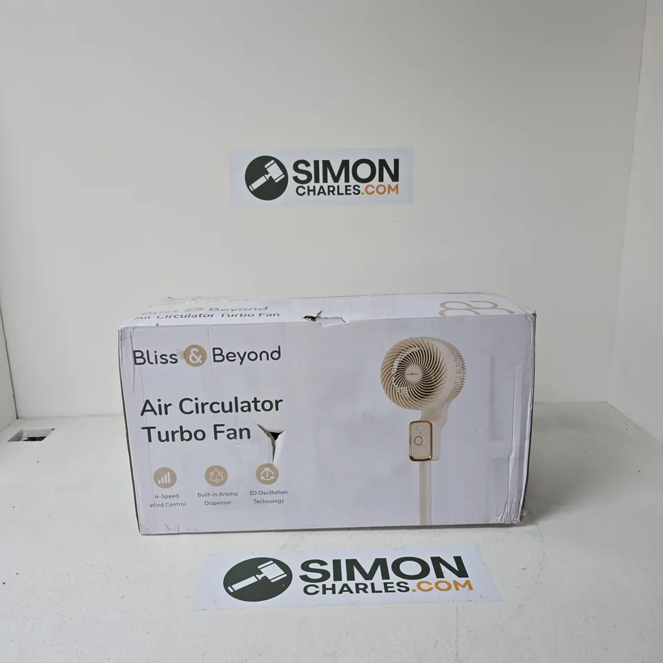 BLISS & BEYOND AIR CIRCULATOR TURBO FAN