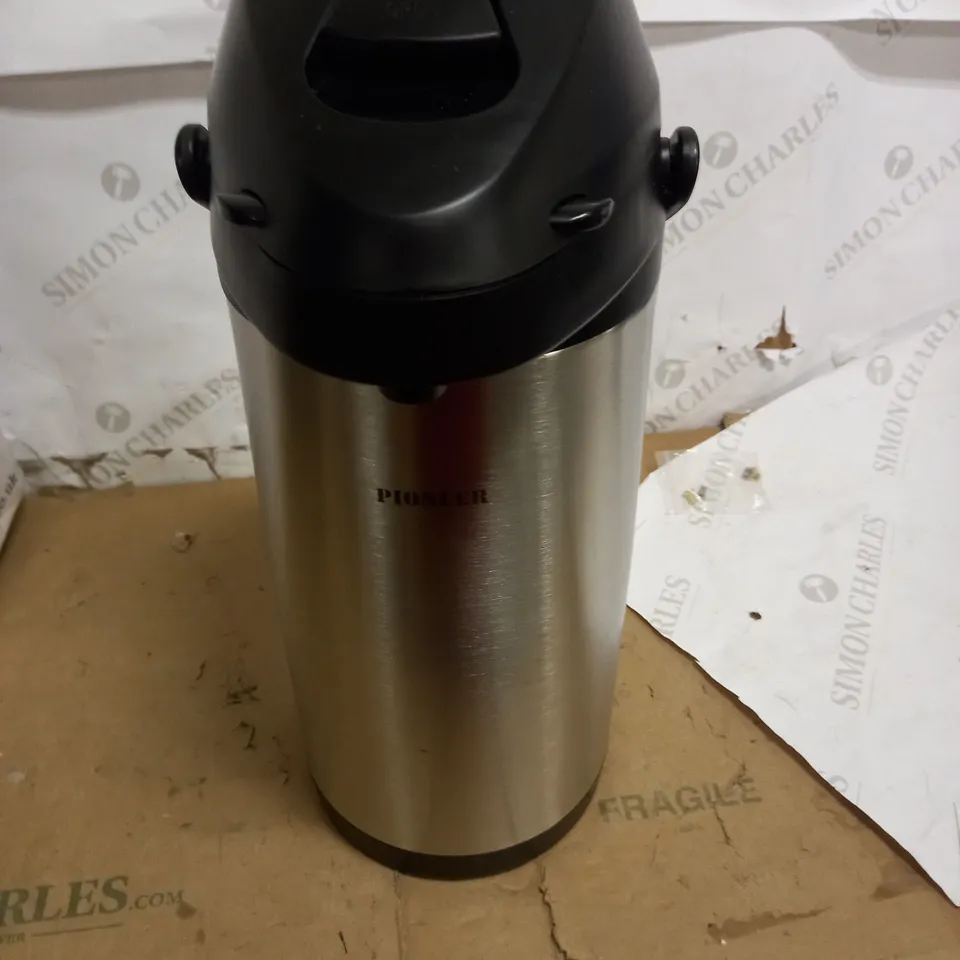 PIONEER FLASKS STAINLESS STEEL AIRPOT HOT COLD WATER TEA COFFEE DISPENSER 