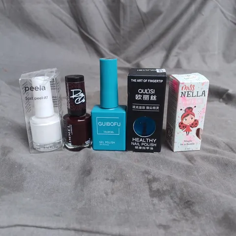 APPROXIMATELY 20 BOTTLES OF NAIL VARNISH TO INCLUDE MISS NELLA, RIMMEL AND PEELA