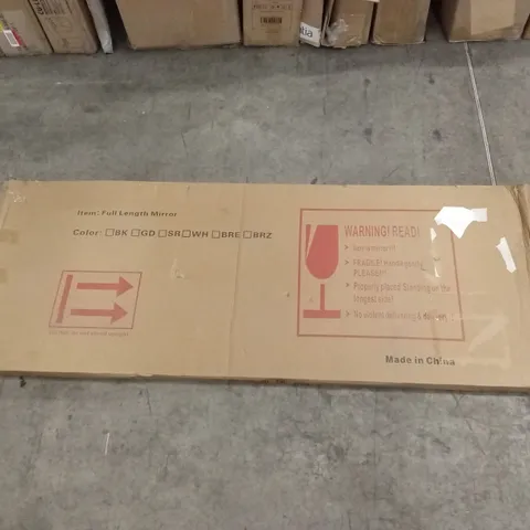 BOXED METAL RECTANGLE MIRROR (1 BOX)