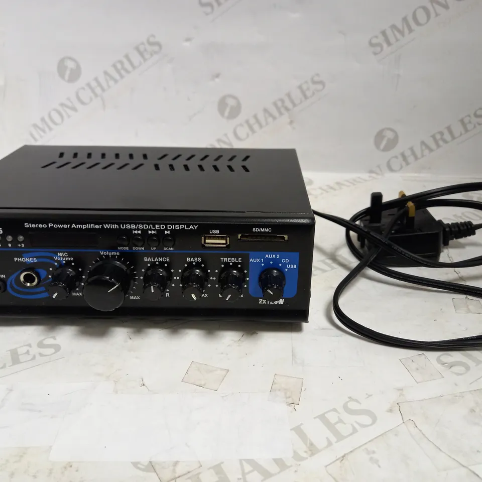 PYLE USA PTAU55 2X120W STEREO POWER AMPLIFIER RRP £124.99