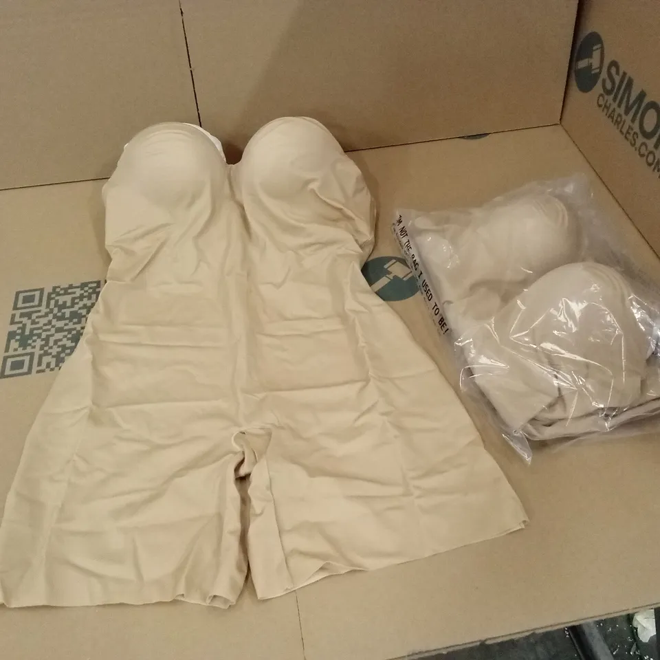 BOX CONTAINING APPROXIMATELY 13 x BRAND NEW MAGISCULPT ALMOND BODYSUITS - SIZE 38D