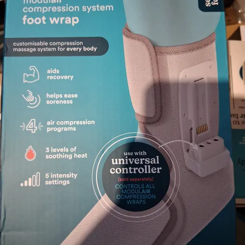 BOXED HOMEDICS MODULAR COMPRESSION SYSTEM FOOT WRAP