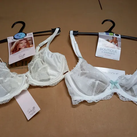 PAIR OF M&S UNDERWIRED BRAS - SIZE 30C AND 30D