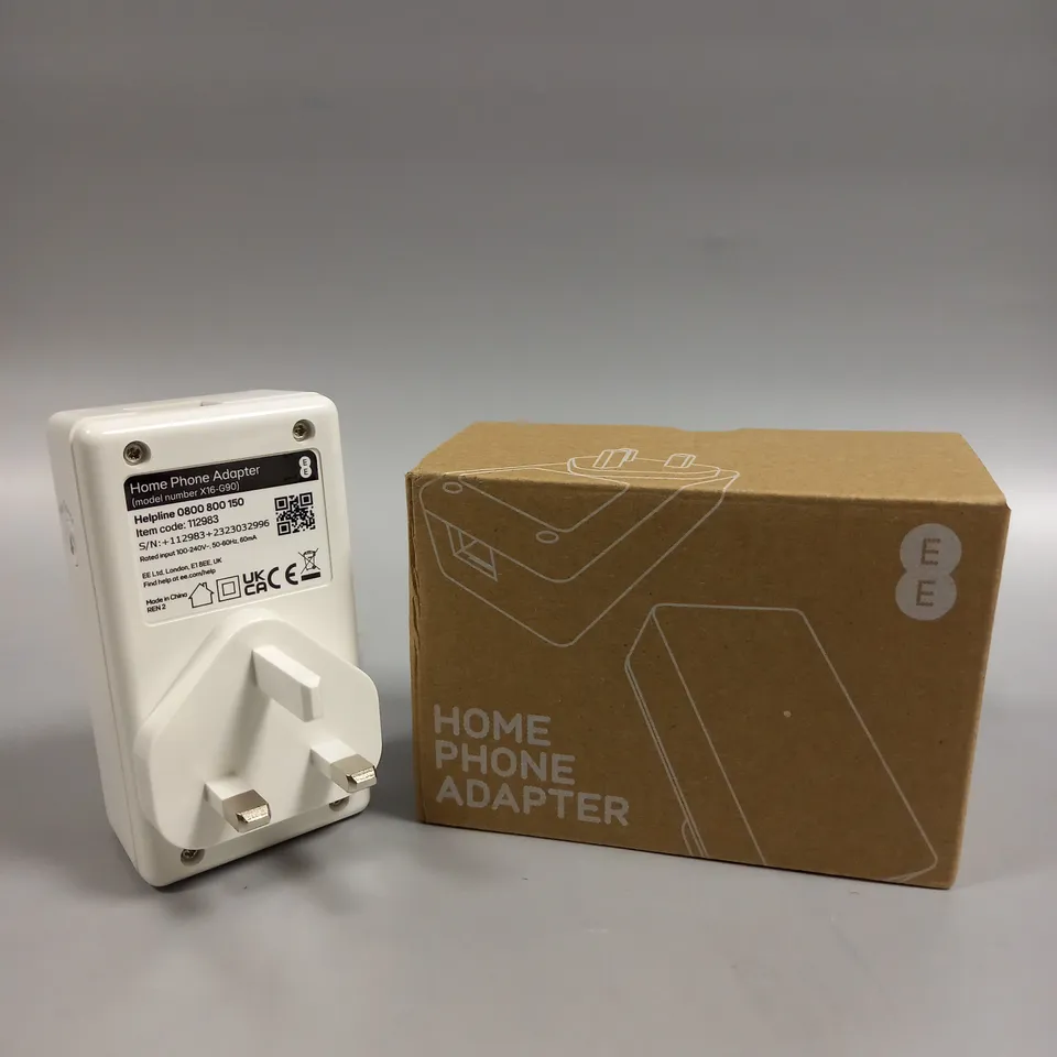 BOXED EE HOME PHONE ADAPTER PLUG 