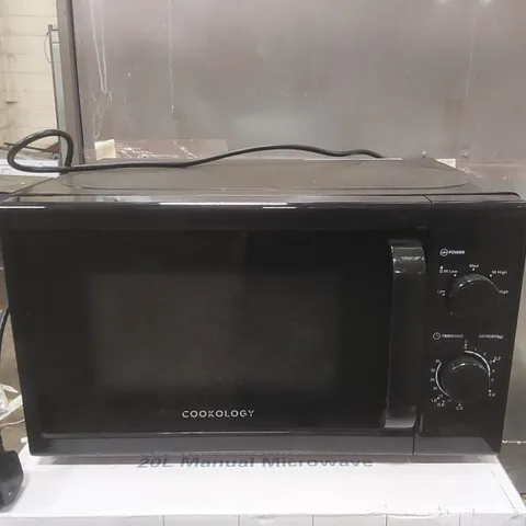 COOKOLOGY CMAFS20LBK 20L FREESTANDING MICROWAVE 800W – BLACK