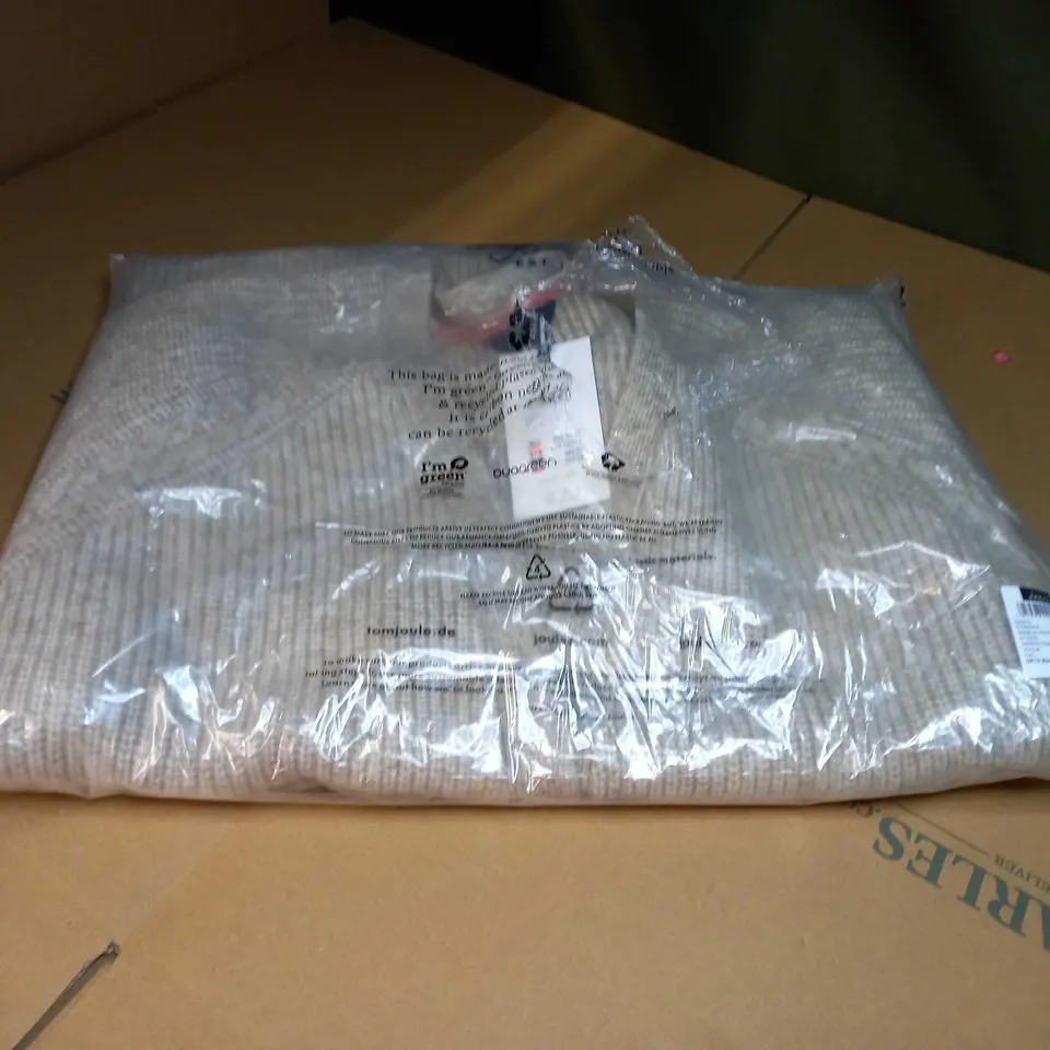 PACKAGED JOULES OAT SOFT KNIT CARDIGAN - SIZE 14
