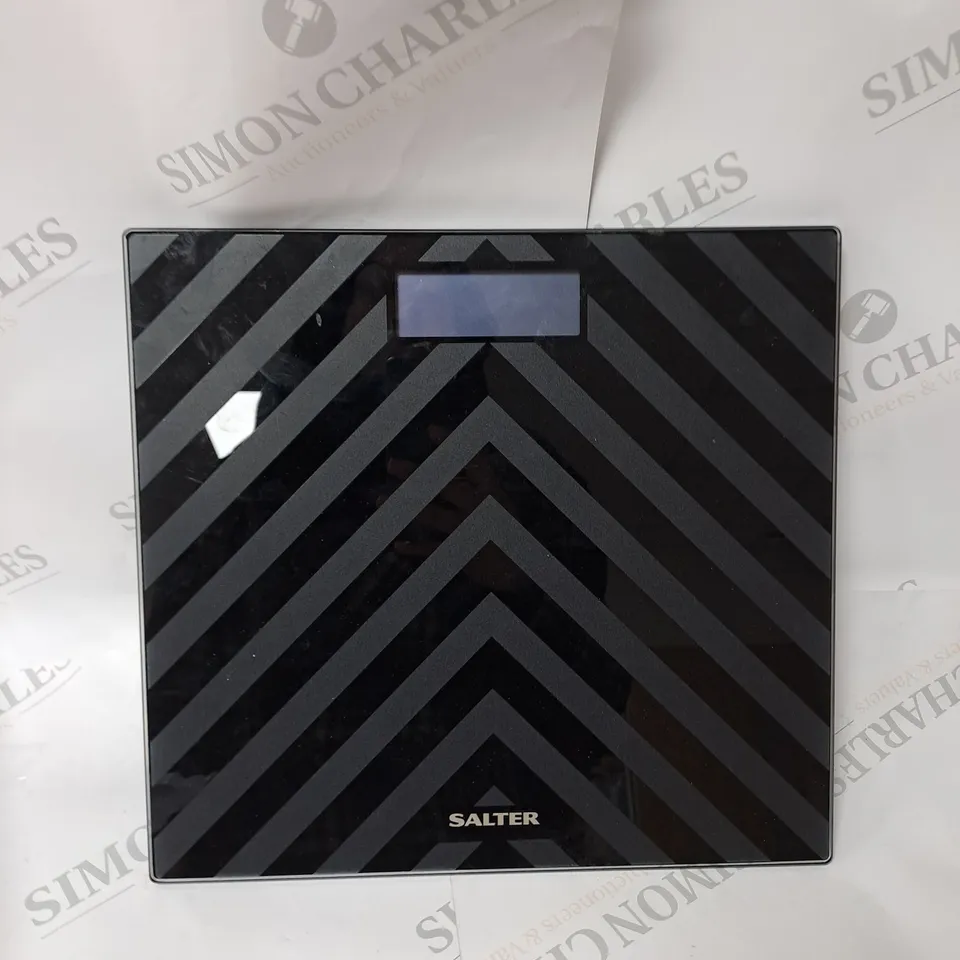 SALTER BLACK GLASS ANALYSER SCALE RRP £25