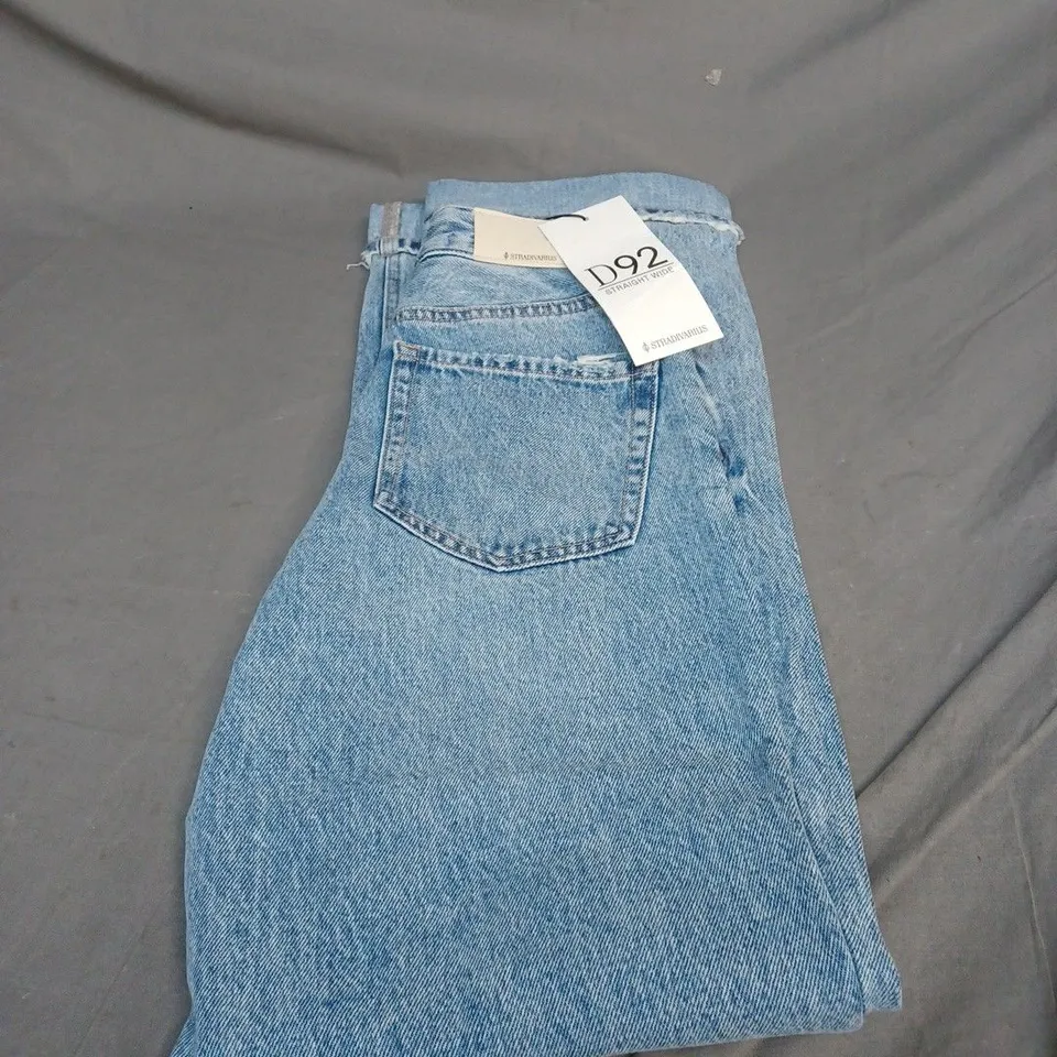 STRADIVARIUS D92 STRAIGHT WIDE JEANS SIZE 8