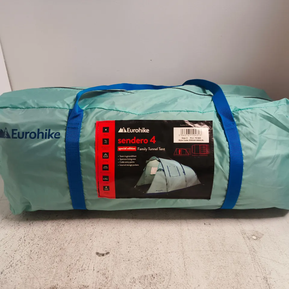 EUROHIKE SENDERO 4 FAMILY TUNNEL TENT – SPECIAL EDITION