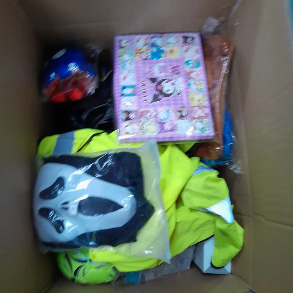 LARGE BOX OF ASSORTED TOYS AND GAMES 