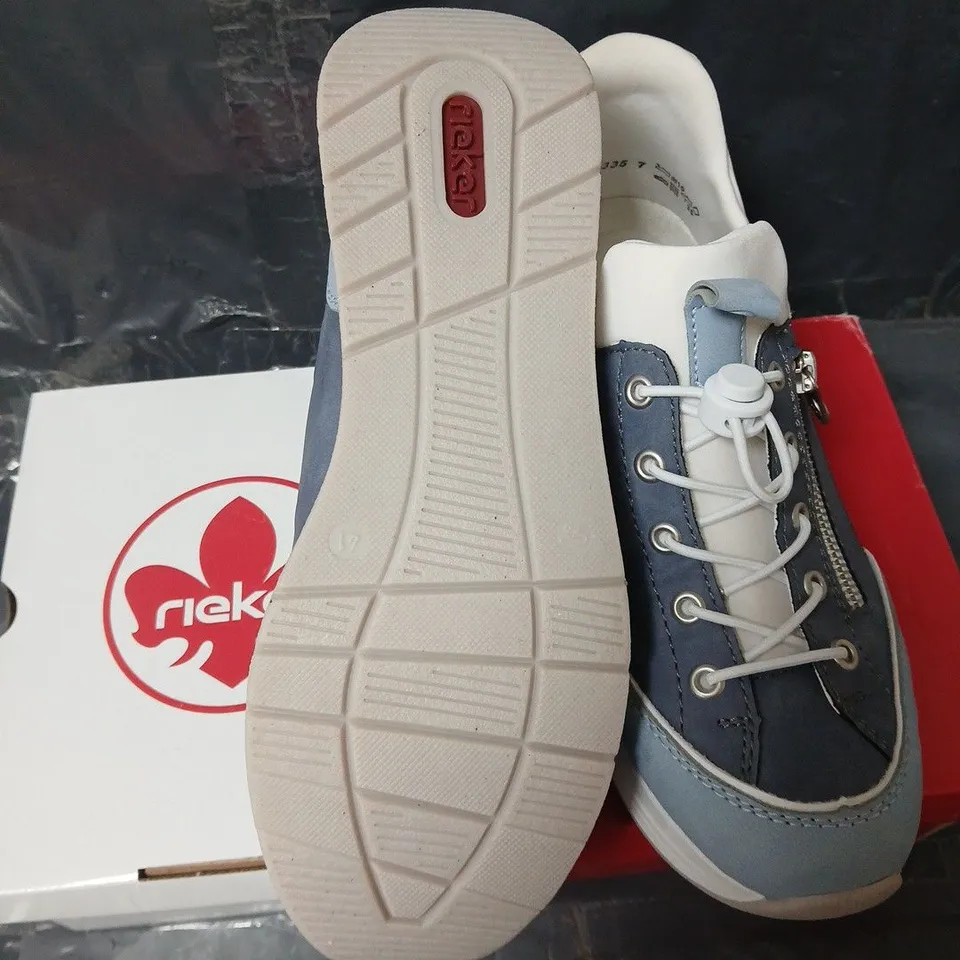 RIEKER SNEAKERS 58962-10 BLUE/GRAY – UK 7.5 (EU 41)