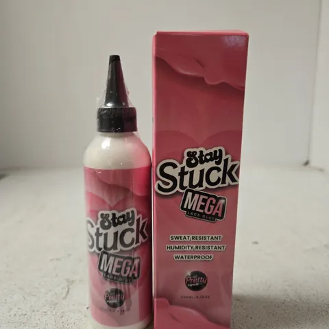 STAY STUCK MEGA LACE GLUE β 200ML BOTTLE WITH PINK PACKAGING