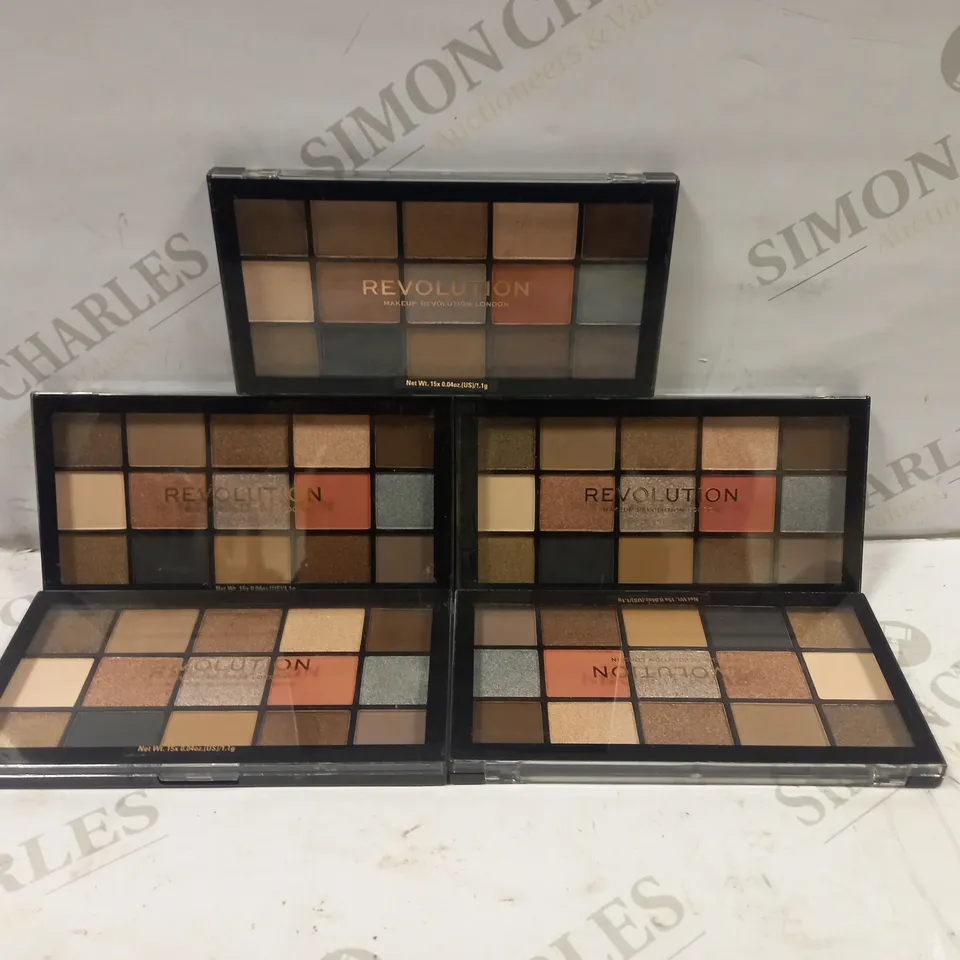 5 BOXED REVOLUTION - RELOADED EYESHADOW PALETTES - HYPNOTIC