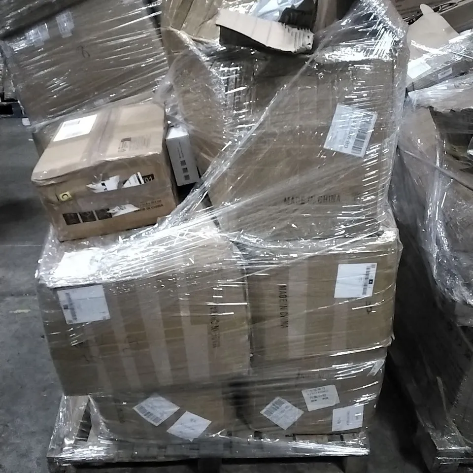 PALLET OF HOUSEHOLD ITEMS TO INCLUDE cleaning brushes, neo grip for switch 2, cat Scratching post and other assorted items...