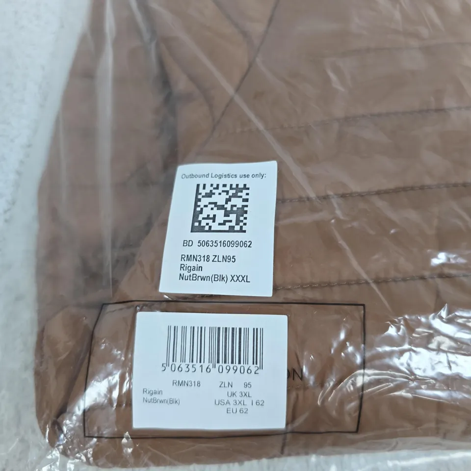 REGATTA GREAT OUTDOORS MEN'S JACKET – UK 3XL, NUT BROWN/BLACK