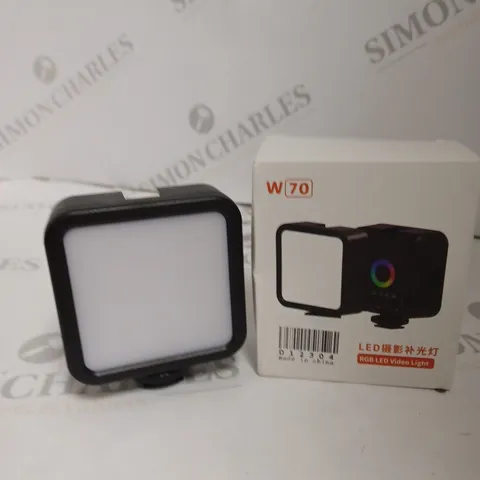 BOXED W70 RGB LED VIDEO LIGHT