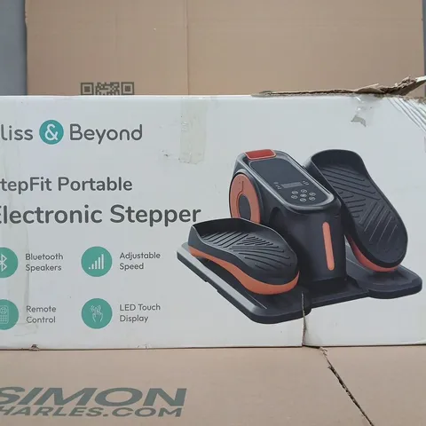 BLISS & BEYOND STEPFIT PORTABLE ELECTRONIC STEPPER
