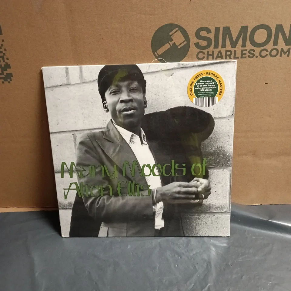 MANY MOODS OF ALTON ELLIS VINYL CULTURE PRESS REGGAE MASTERS SEALED