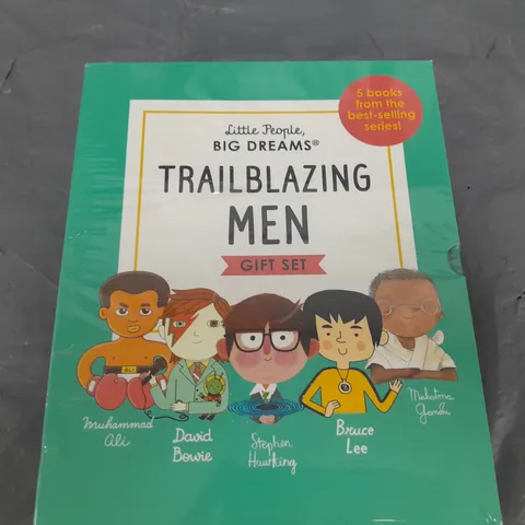 SEALED LITTLE PEOPLE BIG DREAMS TRAILBLAZING MEN GIFT SET