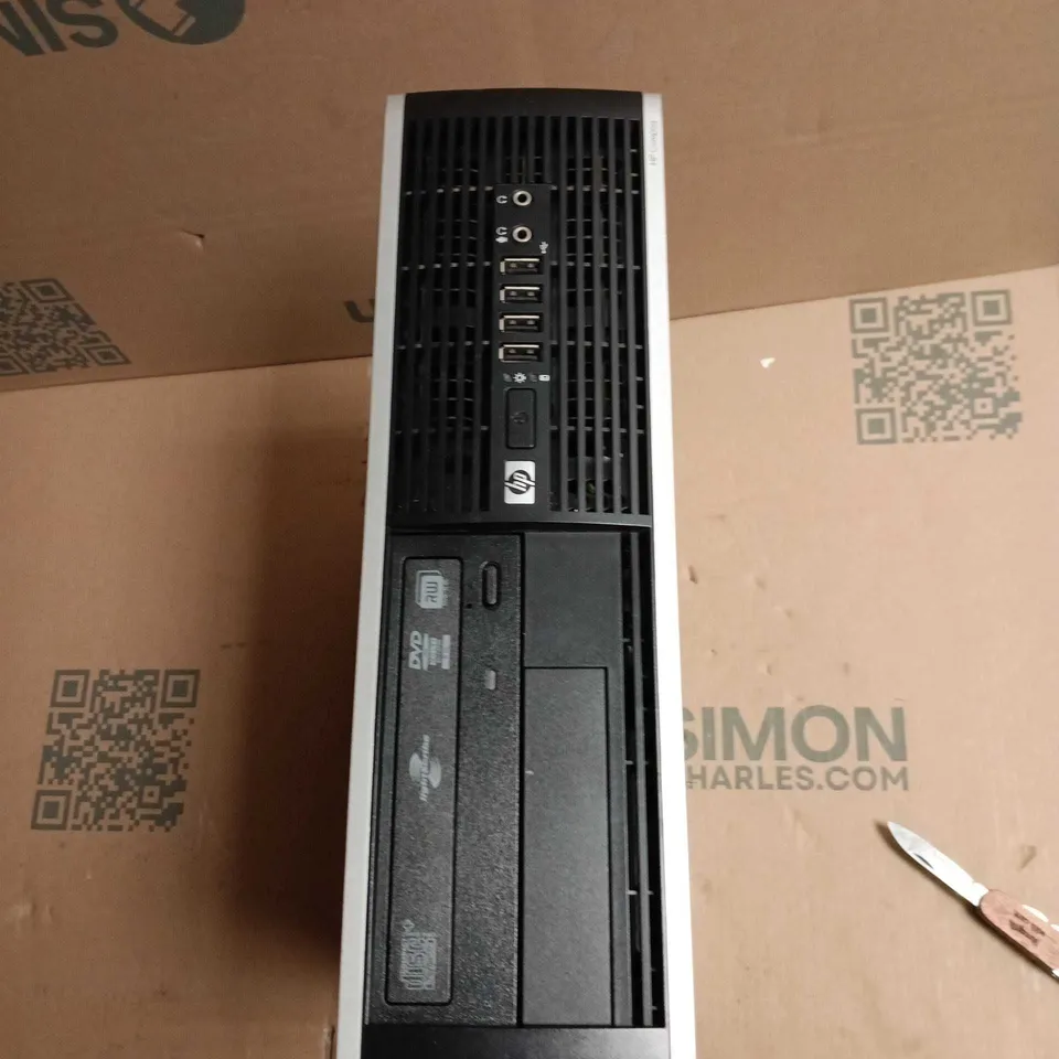 UNBOXED HP COMPAQ 8100 ELITE DESKTOP PC – SFF, INTEL CORE I3-550 @3.2GHZ, 2GB RAM, NO STORAGE