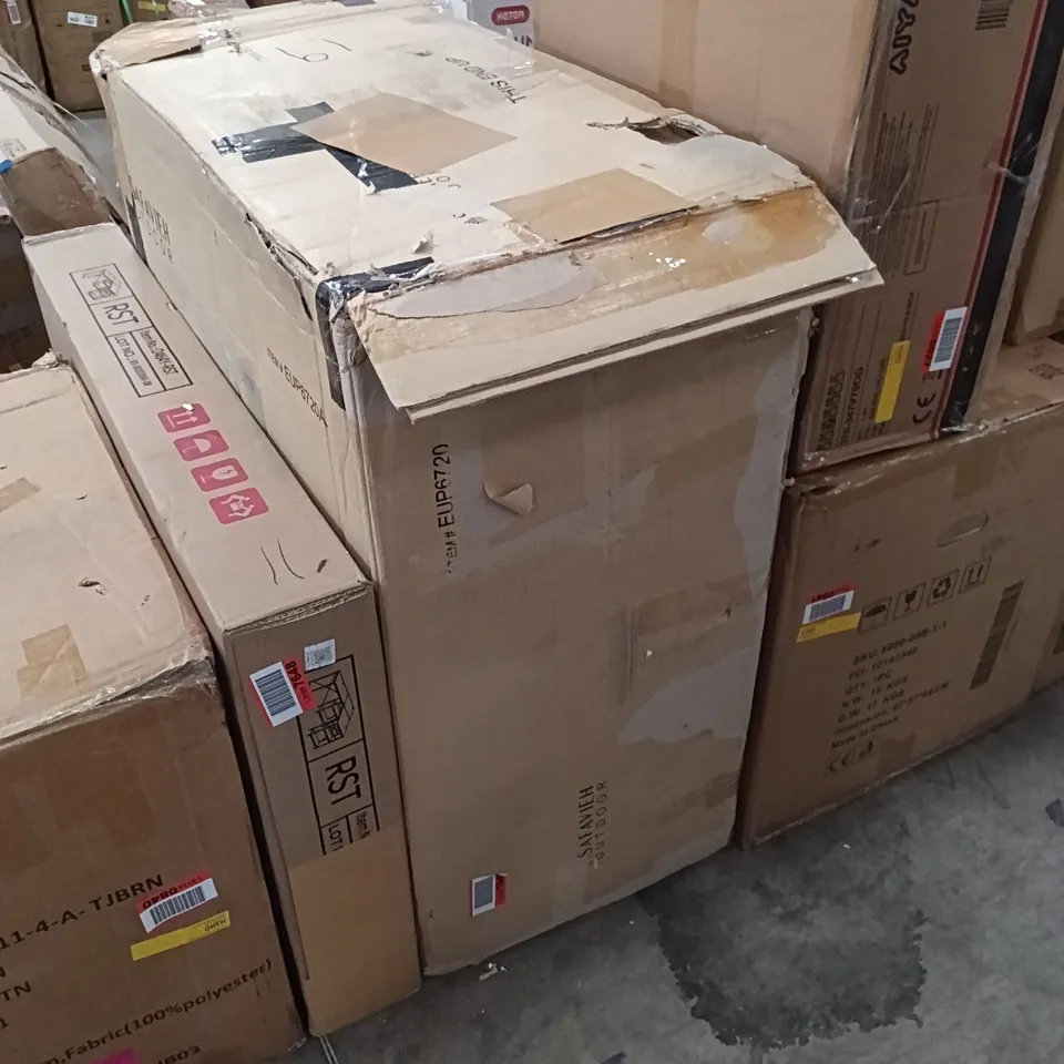 BOXED SAFAVIEH OUTDOOR LIVING GARDEN FURNITURE SET - NATURAL (1 BOX)