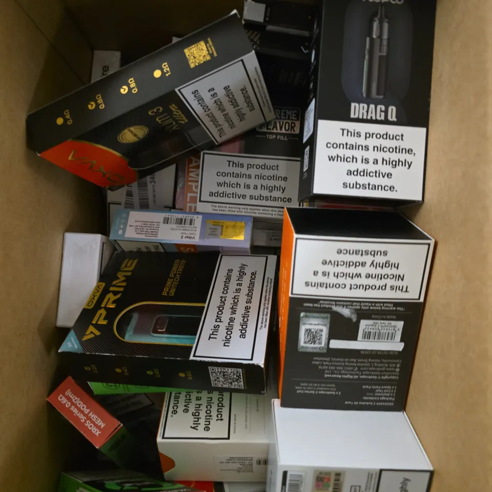 APPROXIMATELY 15 ASSORTED E-CIGARETTE PRODUCTS TO INCLUDE - ASPIRE, GEEK VAPE, OXVA ETC 
