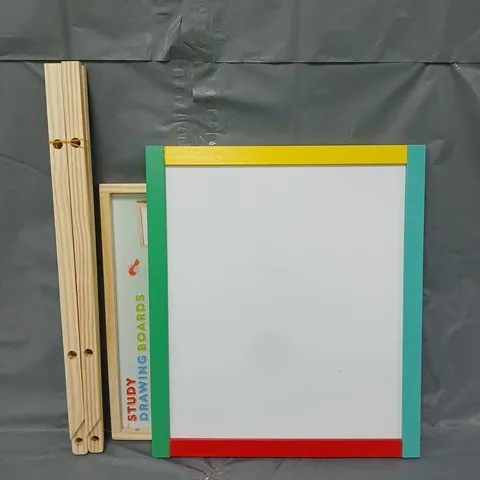 2 IN 1 WOODEN BLACKBOARD/WHITEBOARD