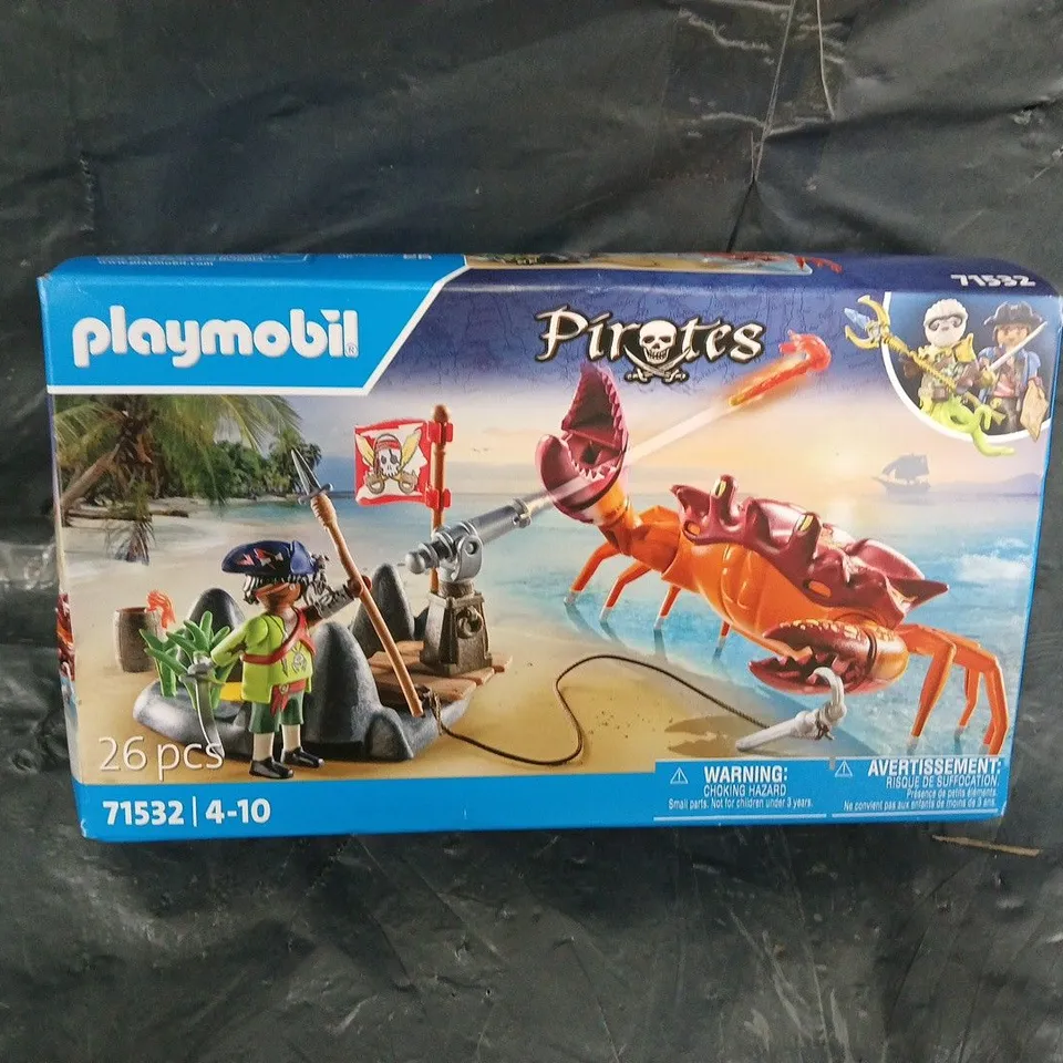 PLAYMOBIL 71532 PIRATES: BATTLE WITH THE GIANT CRAB