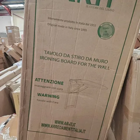 BOXED ARIT WALL IRONING BOARD