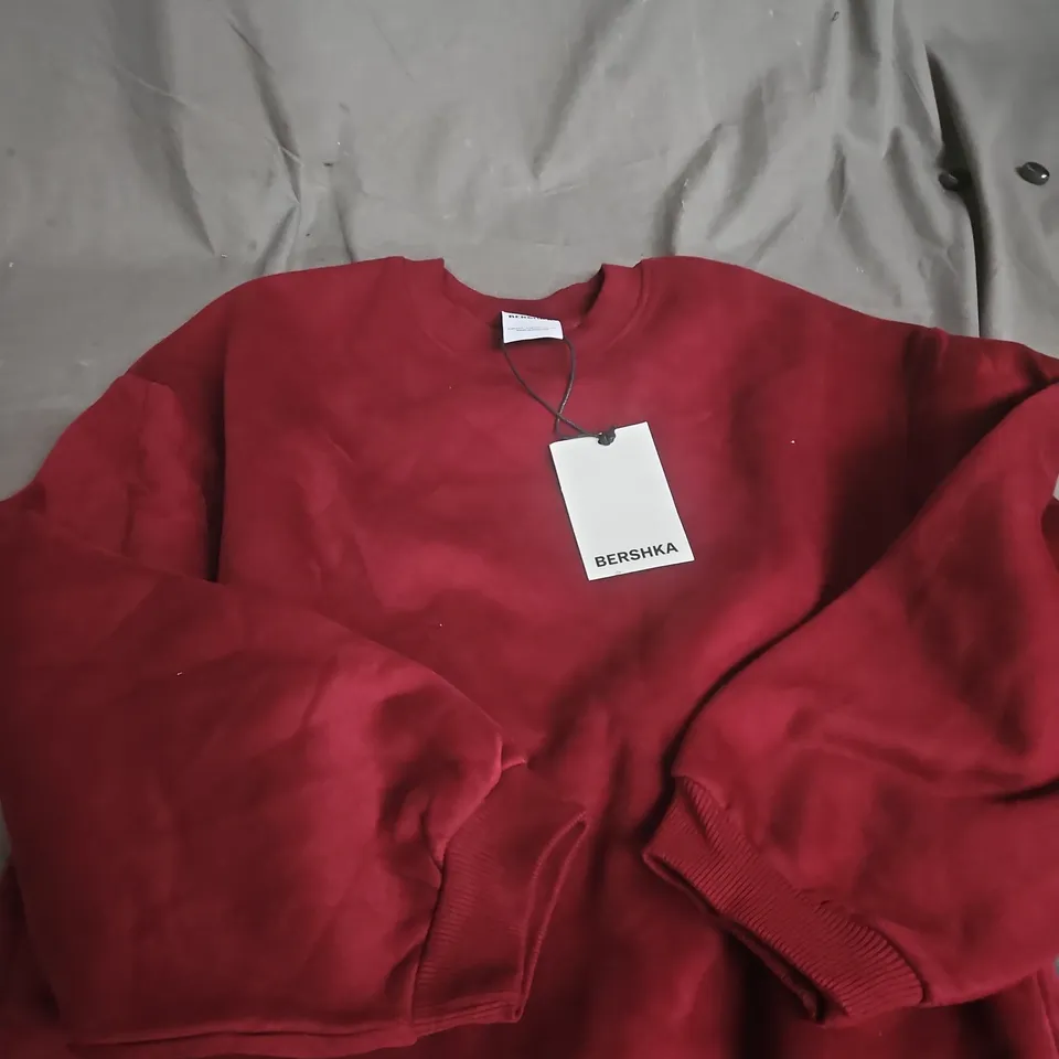 BERSHKA RED KNIT JUMPER – XXS 