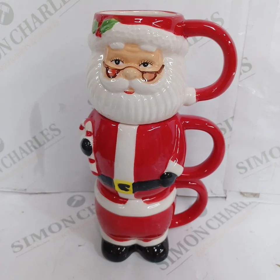 3X SANTA CUPS 