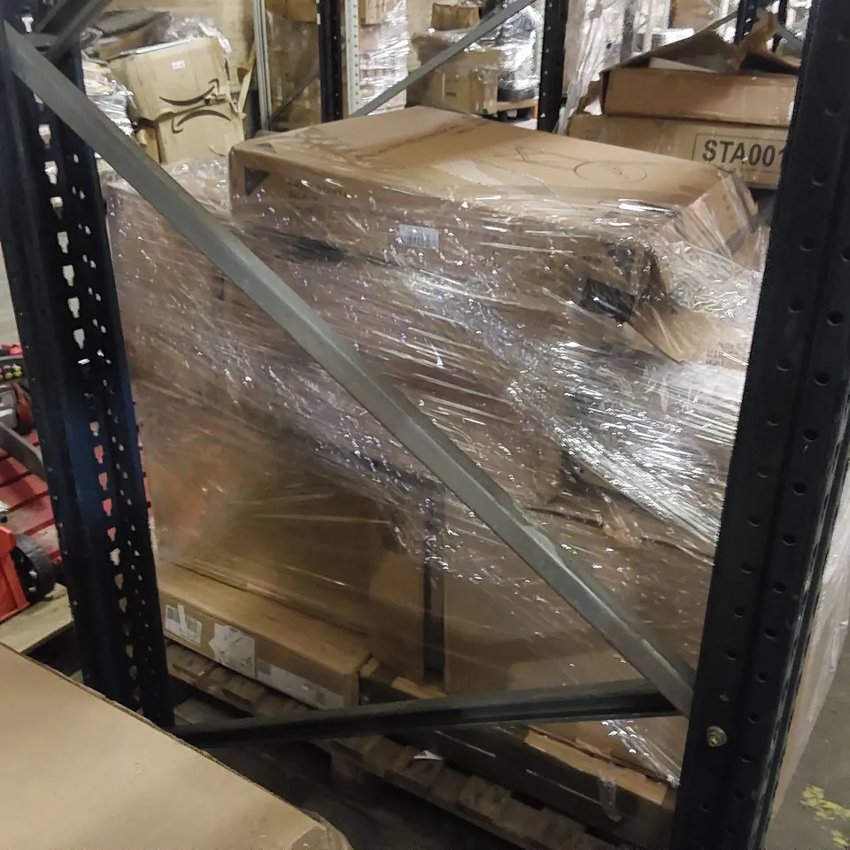 PALLET OF ASSORTED CONSUMER PRODUCTS/FURNITURE PARTS 